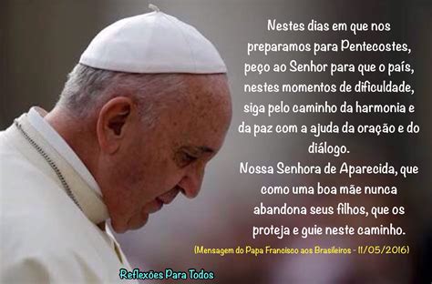 mensagens do papa francisco